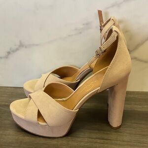 Jessica Simpson Powder Beige Irabella Heels